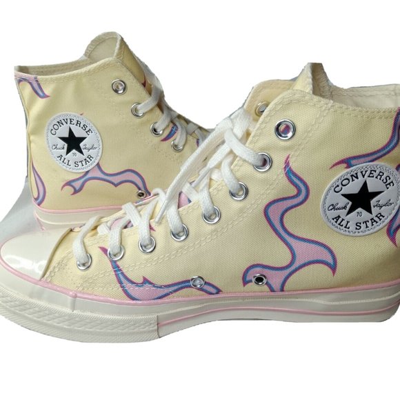 Converse Chuck Taylor All-Star 70 Hi Golf Le Fleur Yellow Flame Size 8 Men
